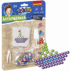 Изображение товара Набор для творчества BONDIBON ВВ3262 Аквамозаика. Синий набор 5 фигур