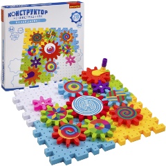 Изображение товара Конструктор на шестеренках BONDIBON ВВ3298 Калейдоскоп на 28 деталей