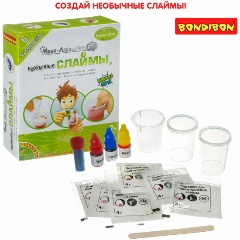 Изображение товара Набор для опытов BONDIBON ВВ3715 Мини-лаборатория Необычные Слаймы
