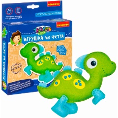 Изображение товара Набор для творчества BONDIBON ВВ3806 Игрушка из фетра. Динозаврик