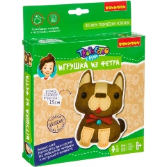 Изображение товара Набор для творчества BONDIBON ВВ3807 Игрушка из фетра Собака 15 см