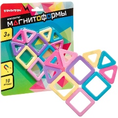 Изображение товара Магнитный конструктор BONDIBON ВВ4406 Магнитоформы, 10 дет.