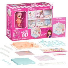 Изображение товара Игровой набор BONDIBON ВВ4491 OLY Кукольный уголок с куколкой, "Кухня"