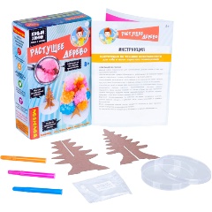 Изображение товара Набор для опытов выращивания кристального дерева Bondibon ВВ4720