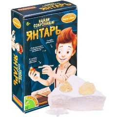 Изображение товара Набор для раскопок BONDIBON ВВ4789 для юных археологов с янтарем