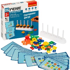 Изображение товара Настольная обучающая игра BONDIBON ВВ5049 Обучение легко и интресно. Сортировка фигур