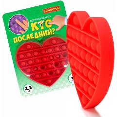 Изображение товара Логическая игра BONDIBON ВВ5198 Кто последний? красное сердце