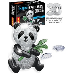 Изображение товара Пазл 3D BONDIBON ВВ5232 Магия кристаллов. Панда, 57 деталей