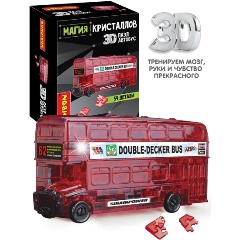 Изображение товара Пазл 3D BONDIBON ВВ5238 Магия кристаллов. Автобус, 54 детали