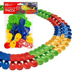 Изображение товара Игровой набор Bondibon ВВ5598 Дополнение. Безумная трасса 30 деталей