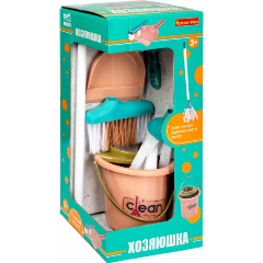 Изображение товара Игровой набор BONDIBON ВВ5680 Хозяюшка Кухня и Чистота 6 предметов