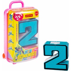 Изображение товара Трансформер 2в1 Bondibon Цифра 2 розовый для детей от 5 лет