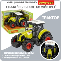Изображение товара Машина инерционная BONDIBON ВВ5943 Трактор со свето-звуковыми эффектами
