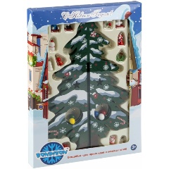 Изображение товара Новогодний набор BONDIBON ВВ5998 Деревянная ёлочка 3D с игрушками, высота 28.5см