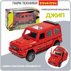 Изображение товара Машина инерционная BONDIBON ВВ6176 Джип красный