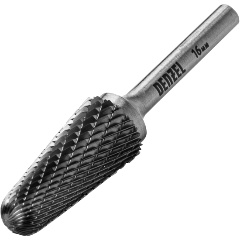Изображение товара Борфреза по металлу твердосплавная DENZEL 72073 коническая закругленная 16 мм