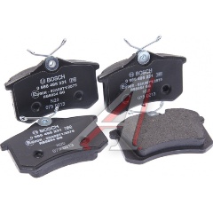 Изображение товара Задние тормозные колодки BOSCH 0986495231 комплект 4 шт для CITROEN PEUGEOT FIAT LANCIA