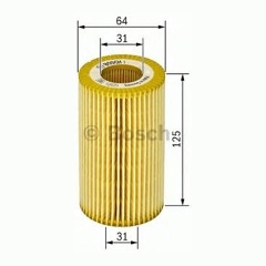 Изображение товара Фильтр масляный BOSCH 1457429244 (P 9244)