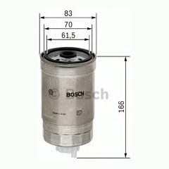 Изображение товара Фильтр топливный BOSCH 1457434310 для автомобилей FIAT и JEEP