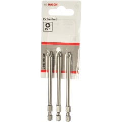 Изображение товара Набор бит BOSCH Extra Hard 89 мм PZ1 3шт