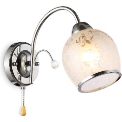 Изображение товара Настольная лампа Ambrella light Traditional TR3194 для гостиной классика хром стекло