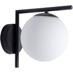 Изображение товара Настольная лампа Arte Lamp Bolla-Unica A1924AP-1BK стиль модерн стеклянные материалы