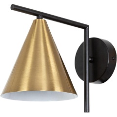 Изображение товара Бра Arte Lamp Jacob A7029AP-1BK стиль хай-тек медь стекло Италия