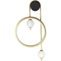 Изображение товара Бра Crystal Lux Rodrigo AP20W Led Black/Gold