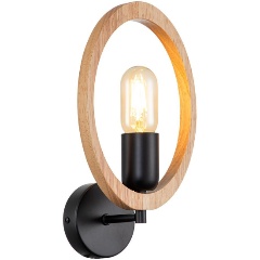 Изображение товара Бра Escada Rustic 10196/1A стильное для спальни модерн с деревом и металлом