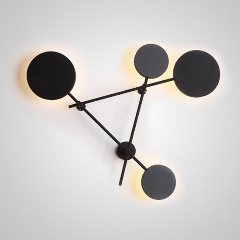 Изображение товара Бра Imperium Loft Iride Bernhardt 168483-26 современное черное металлическое с 4 LED лампочками