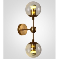 Изображение товара Бра Imperium Loft Modo 84999-22 золотое с янтарными стеклами стиль арт-деко