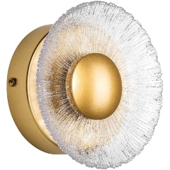 Изображение товара Бра Lightstar Erica 609602 в золотом цвете для спальни