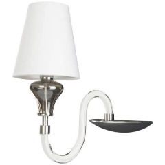 Изображение товара Бра Lightstar Otto 809616 для гостиной арт-деко белое ткань металл