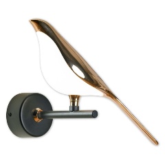 Изображение товара Настенный светильник Lussole LOFT Jasper LSP-8642 для спальни, LED, золото