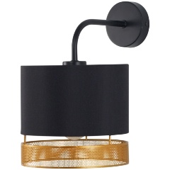 Изображение товара Настенный светильник Moderli Gela V10631-1W в стиле модерн с текстильным абажуром