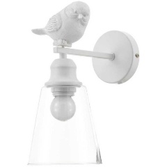 Изображение товара Бра MyFar Tracey MR1960-1W белое стекло для спальни прованс