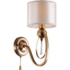Изображение товара Бра Omnilux Mellitto OML-63811-01 классика ткань металл бронза