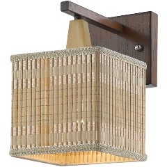 Изображение товара Настольная лампа Velante 266-121-01 бежевый текстильный стиль кантри Италия