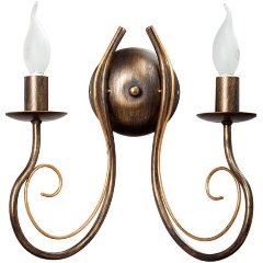 Изображение товара Бра Vitaluce V1477/2A в классическом стиле для гостиной с двумя лампочками