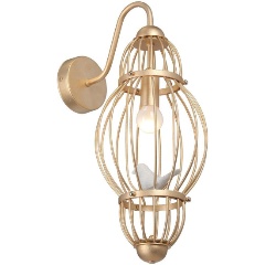 Изображение товара Стильное настенное бра Vitaluce V3061-8/1A для спальни арт-деко золото