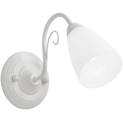 Изображение товара Бра Vitaluce V3499-0/1A для гостиной в классическом стиле, 1 лампа E14, белое, IP20