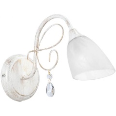 Изображение товара Бра Vitaluce V3611/1A белое стекло классика для гостиной 60 Вт