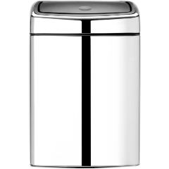 Изображение товара Мусорное ведро Brabantia Touch Bin 10 литров стильное и прочное