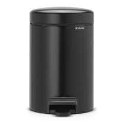 Изображение товара Мусорный бак BRABANTIA 113321 newicon Черный матовый 3л
