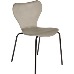 Изображение товара Стул BRADEX HOME HOME Seven латте велюр с чёрными ножками