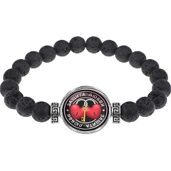 Изображение товара Браслет АМУЛЕТИКА из лавы с ароматерапией и защитными свойствами 8 мм