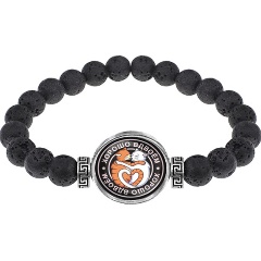 Изображение товара Браслет АМУЛЕТИКА BSL-0150 с лавой и защитными свойствами, стильное украшение