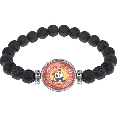 Изображение товара Браслет АМУЛЕТИКА BSL-0164 из лавы для ароматерапии