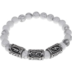 Изображение товара Браслет АМУЛЕТИКА BSRB-004-02 Привлечение любви, нат.камень Кахолонг, 8 мм