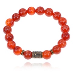 Изображение товара Браслет АМУЛЕТИКА BSRK-16-17 со славянской руной Перун и сердоликом